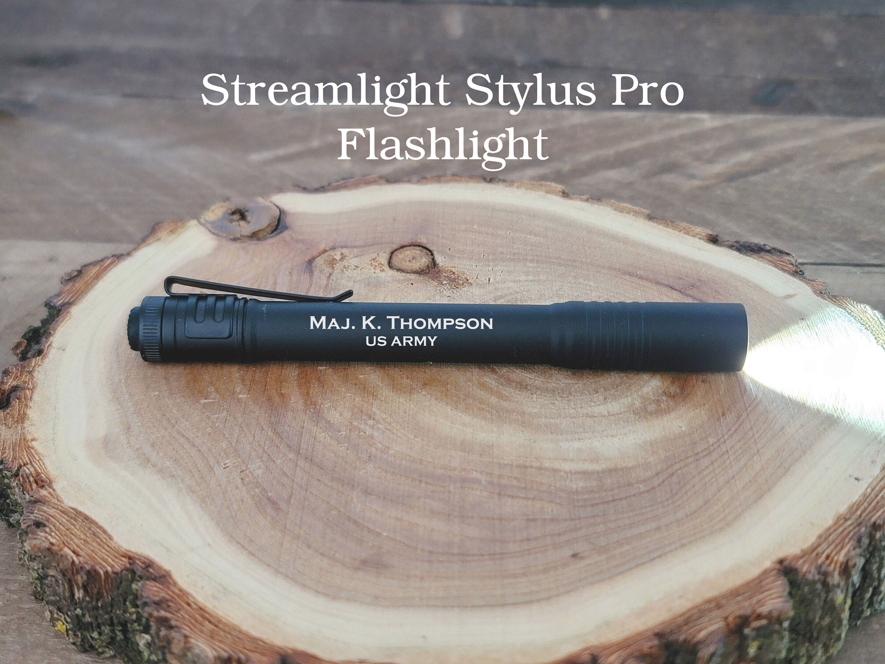 streamlight stylus pro flashlight Streamlight Stylus Pro LED Flashlight with 1 Engraving