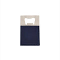 Navy Leatherette Bottle Opener - 3.5
