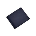 Leatherette Bill Fold, Navy 4.5