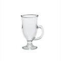 12 Glass Irish Coffee Mugs - 8 Oz