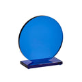 Large Cobalt Orb Trophy, 7.25
