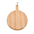 Rubberwood Pizza Board with Handle - 13.5