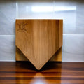 Baseball Home Plate Wood Board - 17
