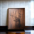 Deer Hunting Wood Board - 14