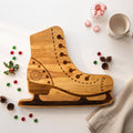 Ice Skates Wood Board - 12.5