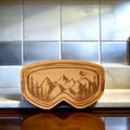 Ski Goggles Wood Board - 15