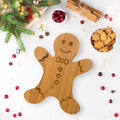 Gingerbread Man Pine Wood Board - 15