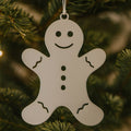 Gingerbread Ornament w/White Tassel