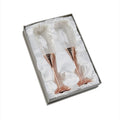 Galaxy Rose Gold Champagne Flutes Set