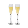Facet Toasting Flutes Set