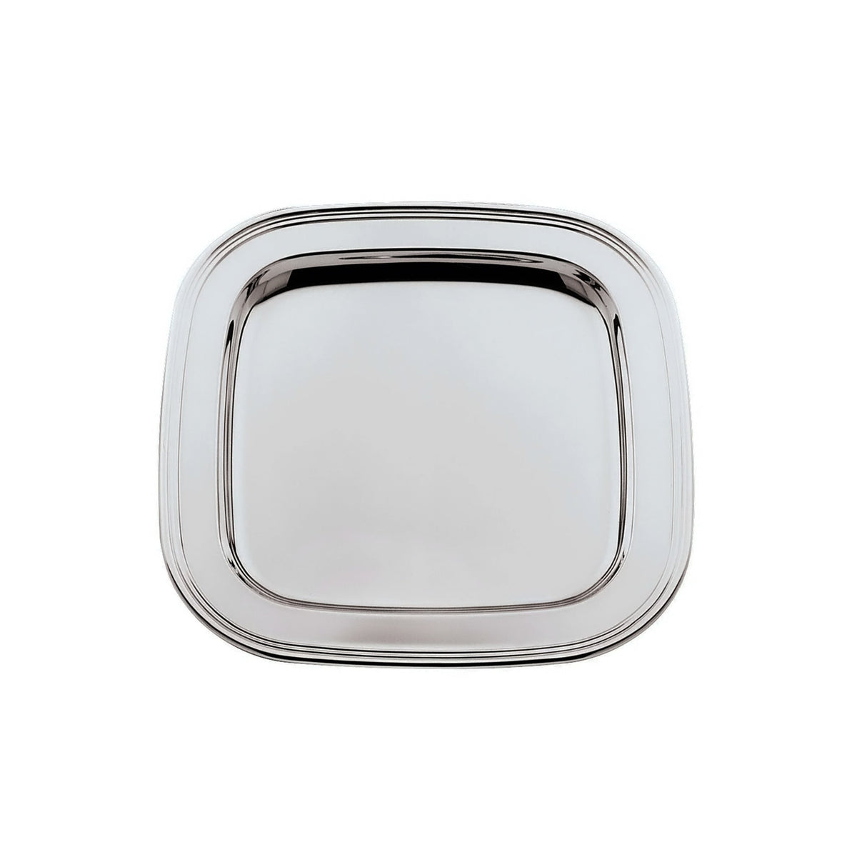 Silver Square Tray - 9.5"