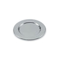 Silver Round Nickel-Plated Tray - 6