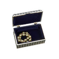 Silverplated Rectangular Box with Beaded Antique Design, 2.25