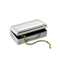 Rectangular Box with Beaded Border, 3.5