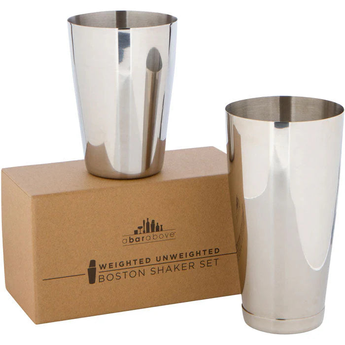 Professional quality cocktail shaker set with gift box 
