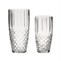Crystal Linear Vase With Medallion Ii Pattern, 10