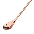 polished copper bar spoon