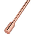 polished copper bar spoon handle