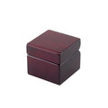 Square Wood Box With Clock & Compass In Piano Finish
