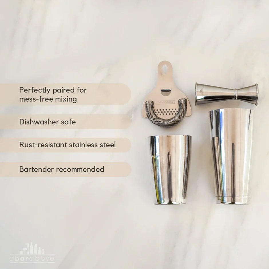 Perfect Stainless Steel Cocktail Shaker Set 