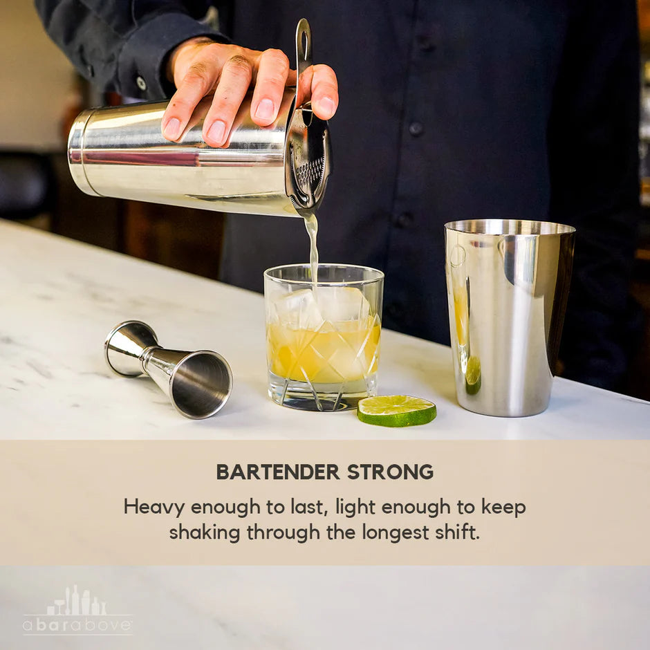 Silver Cocktail Shaker Set