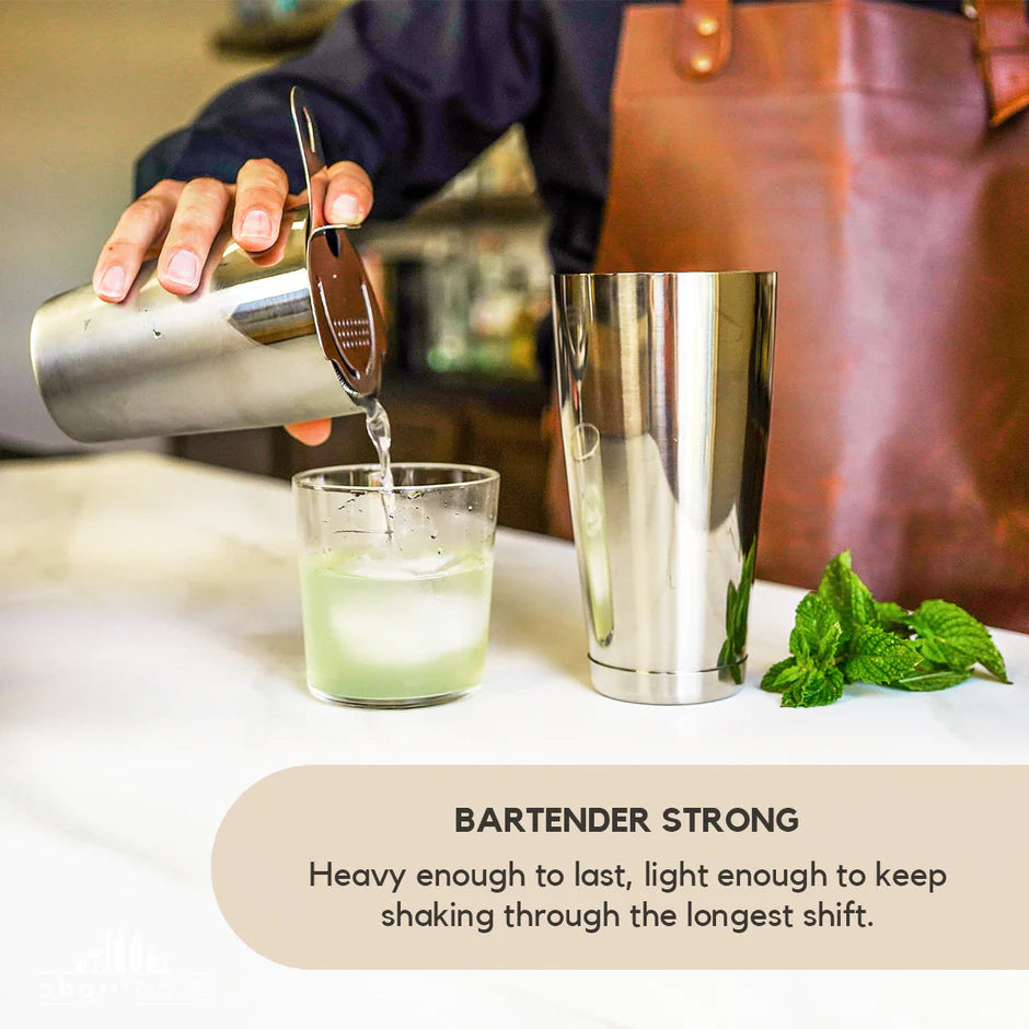 Professional quality cocktail shaker set