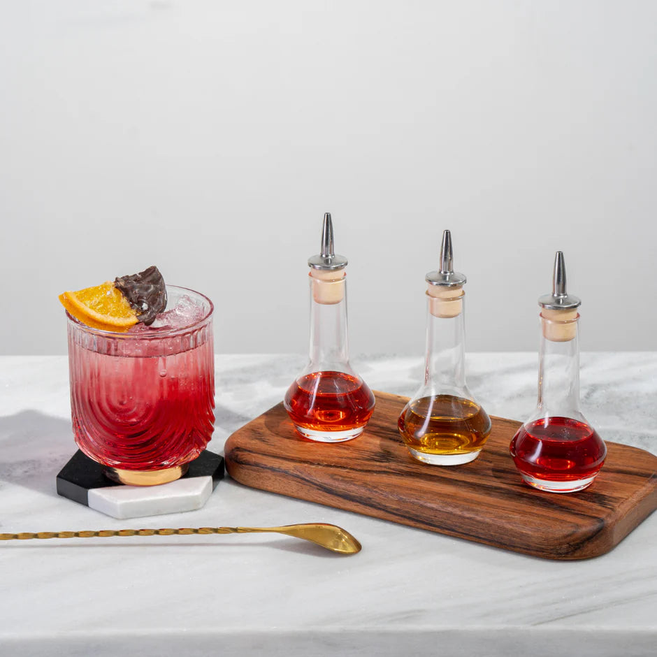 Upgrade your bar with glass bitters bottles,