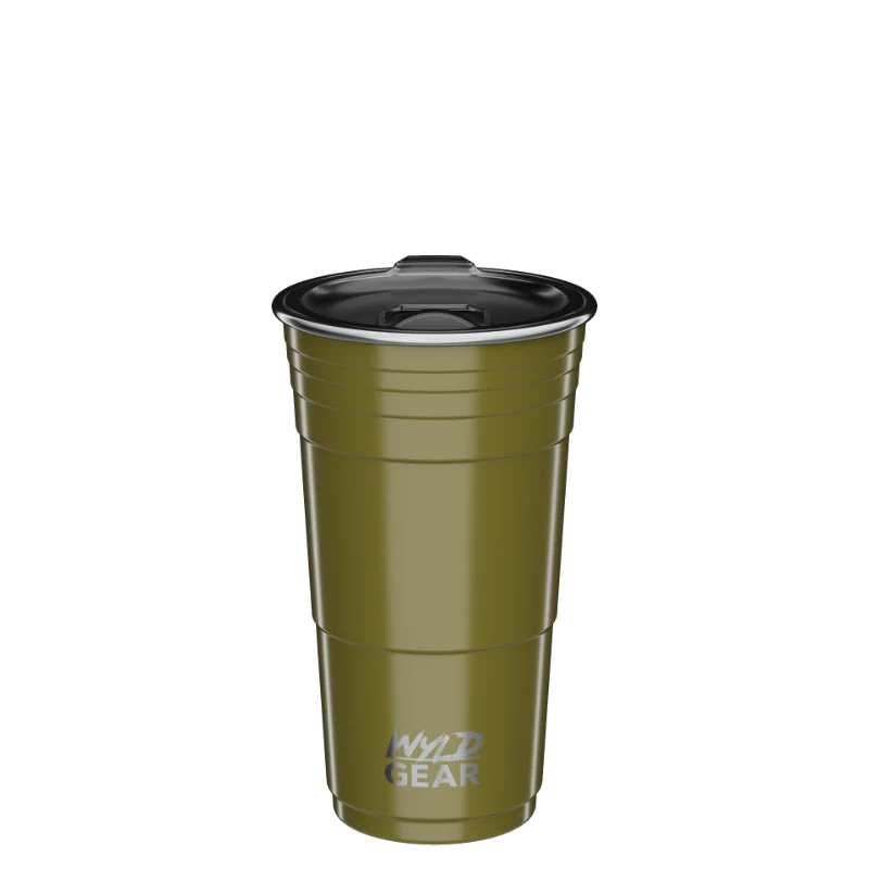 16oz - WYLD CUP Olive | EngraveIt USA 