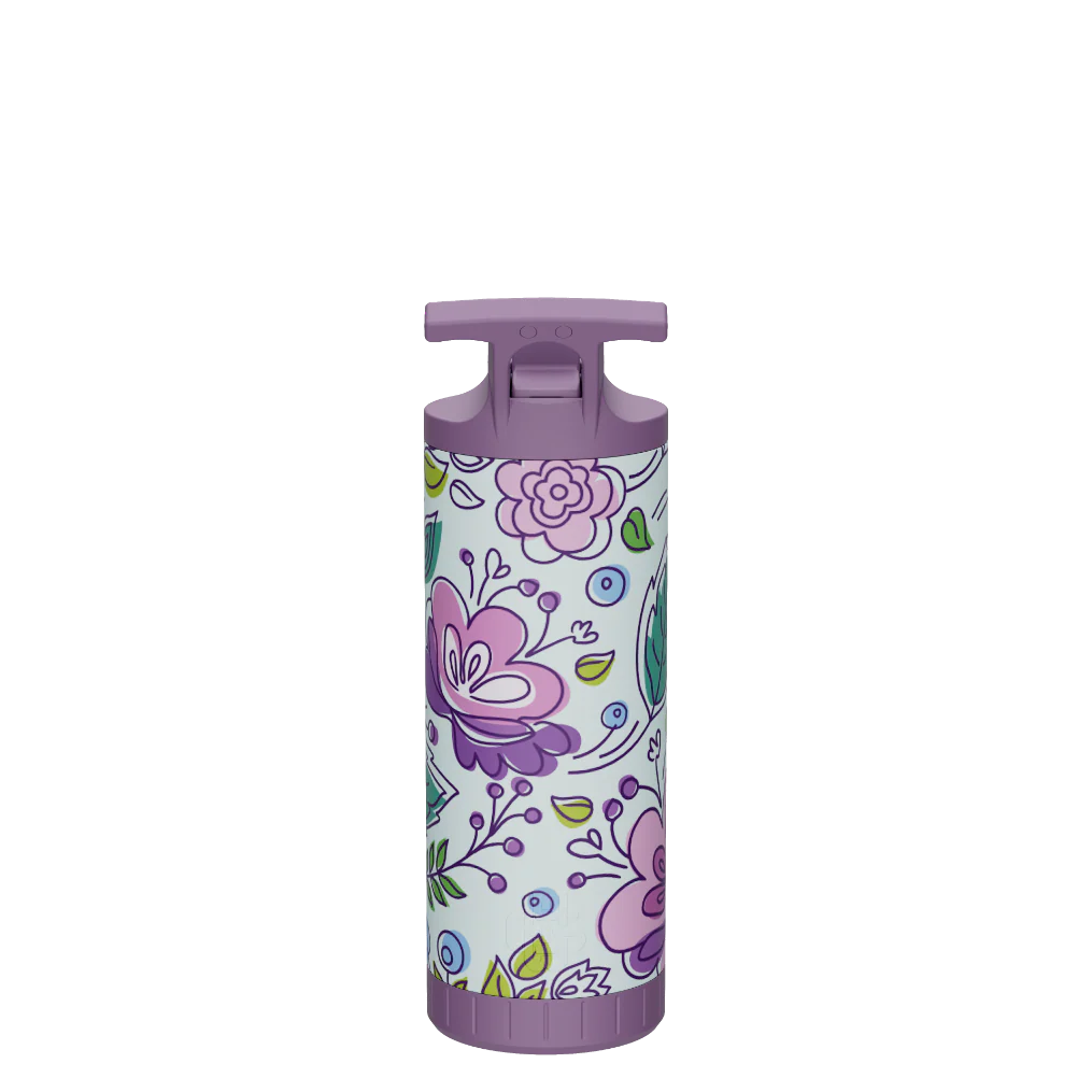 stylish Wyld Child 18oz Water Bottle Violet Garden