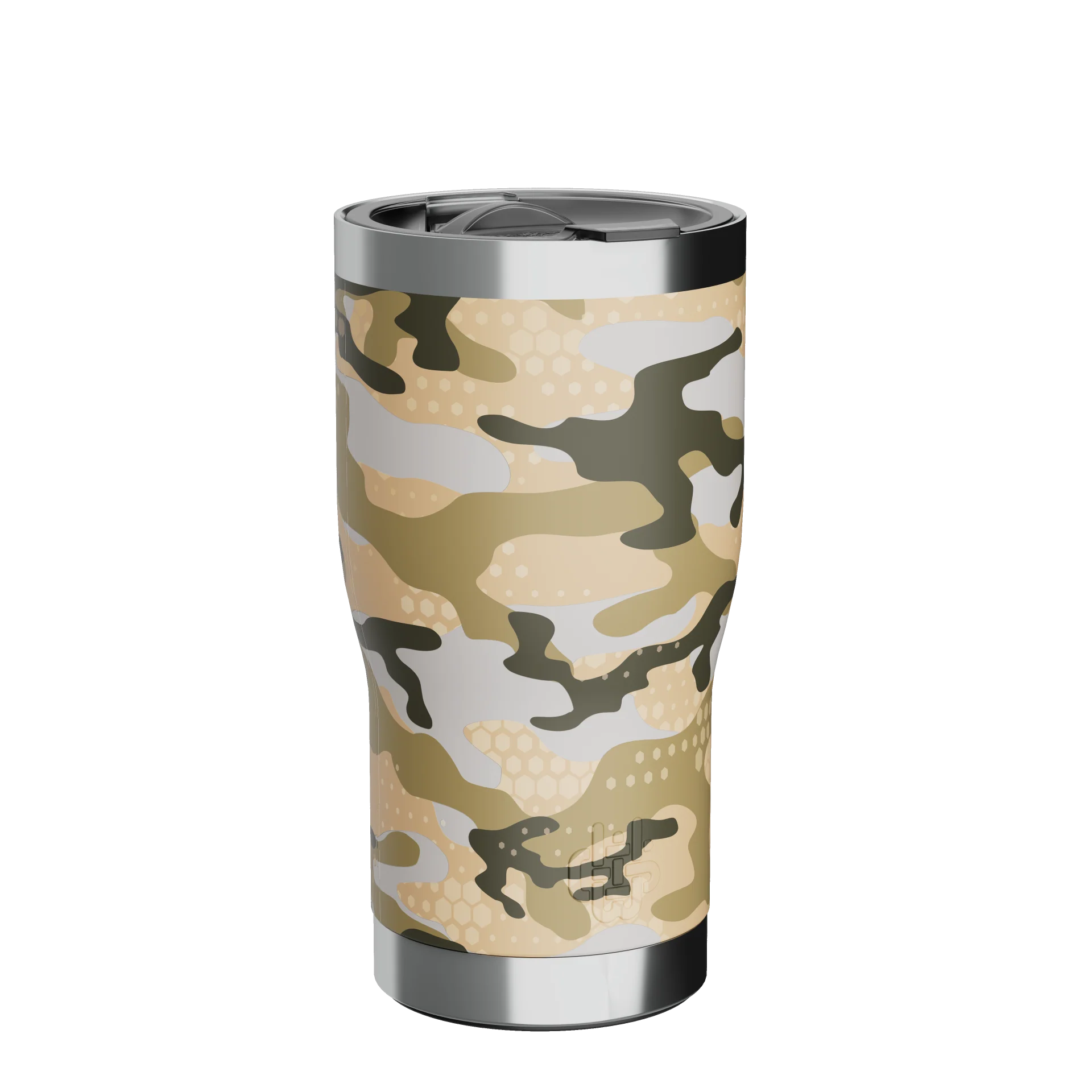 Rugged 20oz Wyld Gear tumbler desert camo