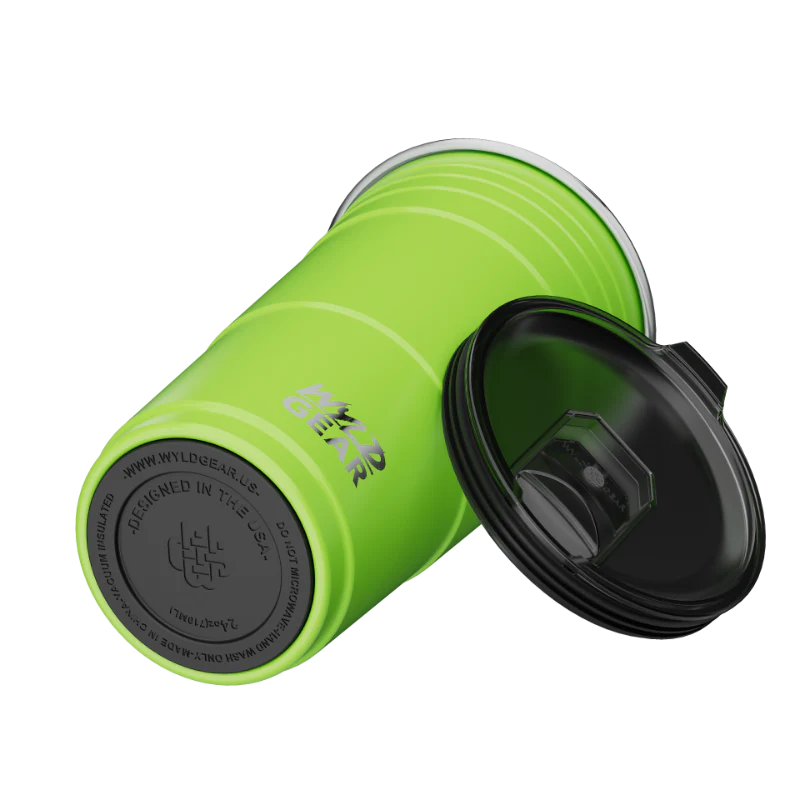 24oz - WYLD CUP Lime Green | EngraveIt 