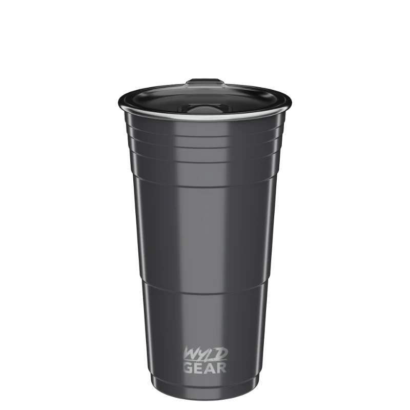 24oz - WYLD CUP Grey | EngraveIt USA 