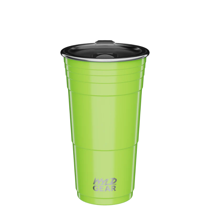 24oz - WYLD CUP Lime Green | EngraveIt USA 