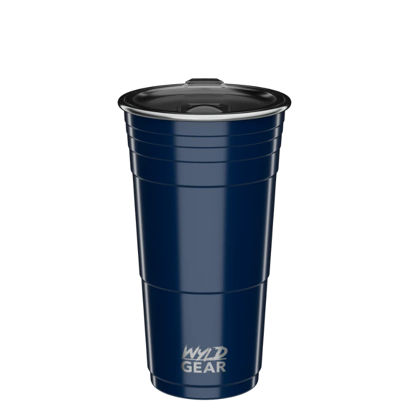 24oz - WYLD CUP Navy Blue | EngraveIt USA 