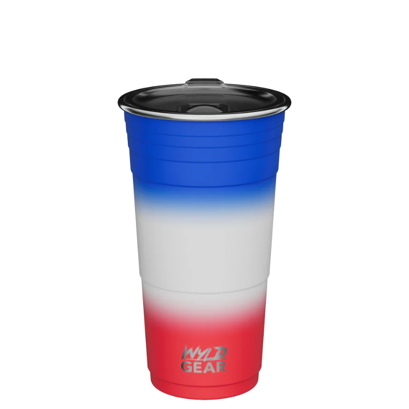 24oz - WYLD CUP RWB | EngraveIt USA 