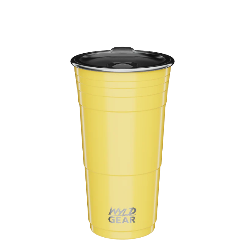 24oz - WYLD CUP Yellow | EngraveIt USA 