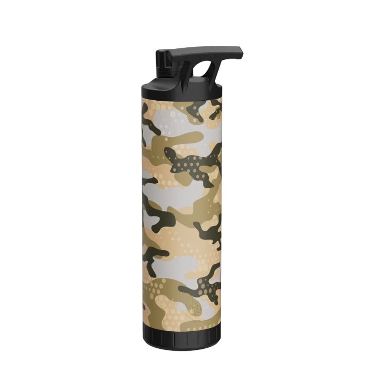 Desert camo stainless steel water bottle