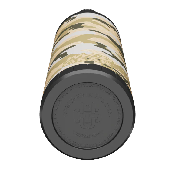 Underside view of insulated bottle