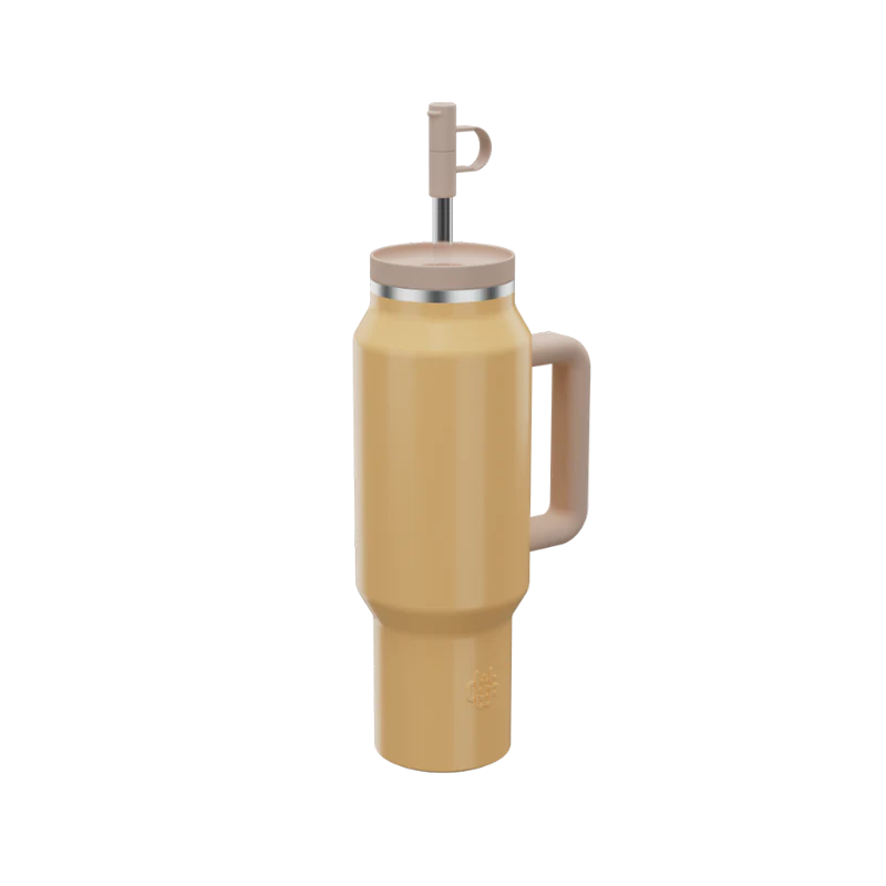 Beautiful 30oz Wyld Syde Travel Tumbler HONEY