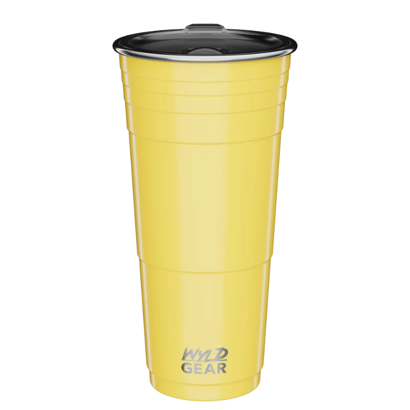 32oz - WYLD CUP Yellow | EngraveIt USA  