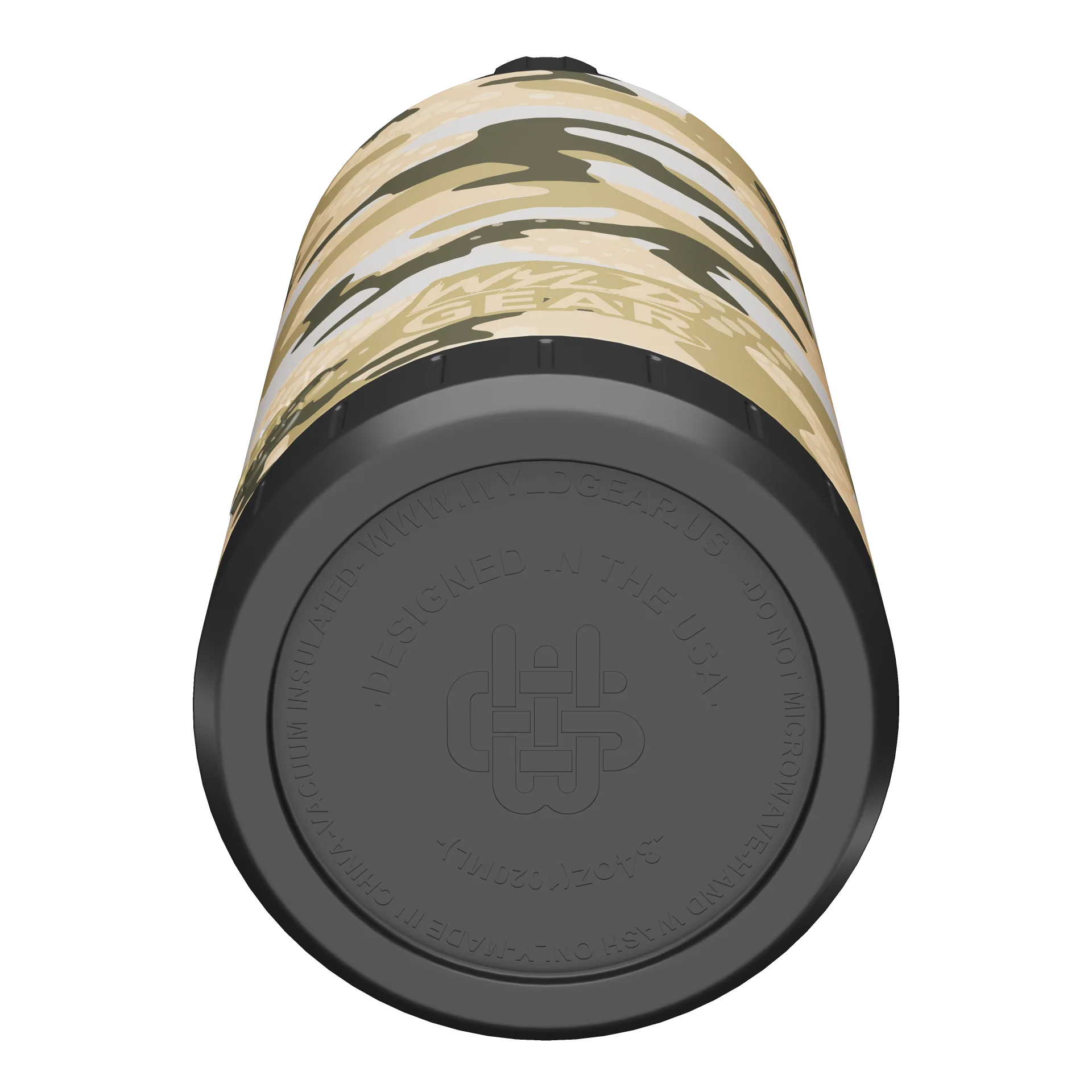 Camo MAG bottle bottom detail