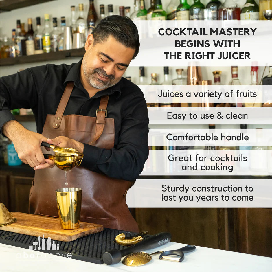 Gold Citrus Juicer easy to use and clean