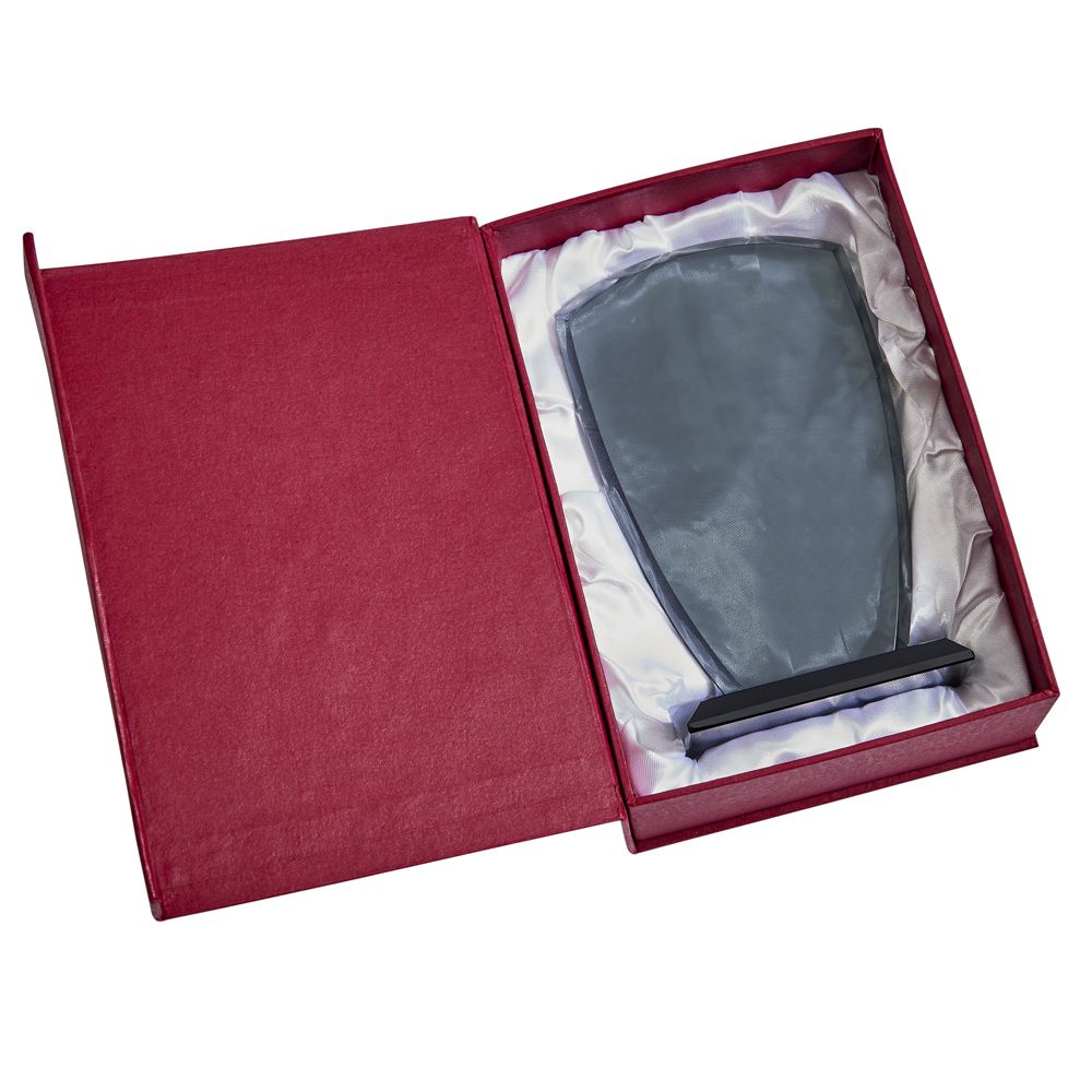 Lg Smoked Shield Trophy, 8.5"