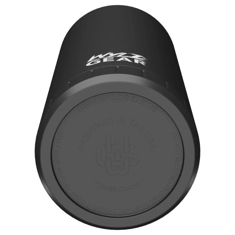 Underside  of Stainless Steel 44oz MAG Bottle Black