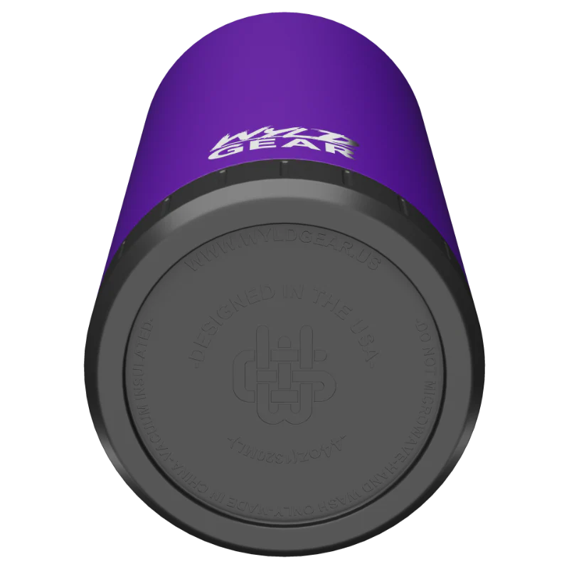 Underside of Stainless Steel 44oz MAG Bottle Purple  