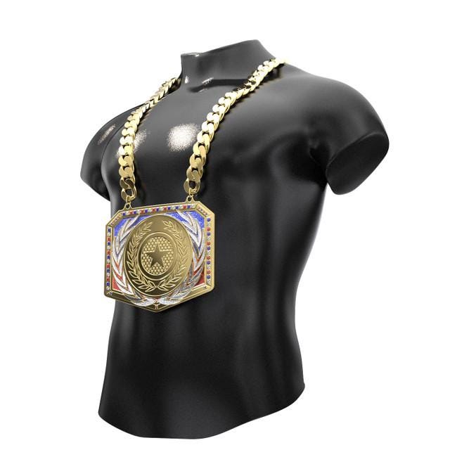 Oversized Large Medal for Champion - Champ Chain