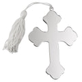 Cross Ornament W/white Tassel Np 4.5 X 3