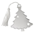 Holiday Tree Shaped Ornament With Snowflake Cutouts