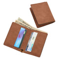 Leatherette Wallet, Caramel 4