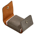 Leatherette Playing Cards Case, Grey 3.75